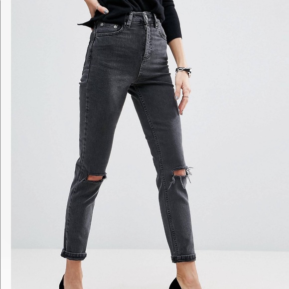 ASOS Denim - high waisted slim mom jeans